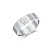 Modern Interlock Men Diamond Ring