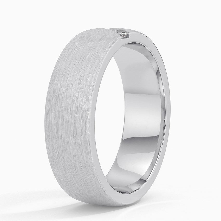 Matt Men Diamond Ring