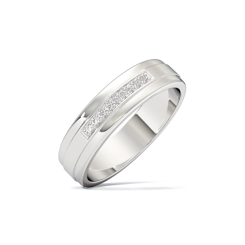 Elegant Men Diamond Ring