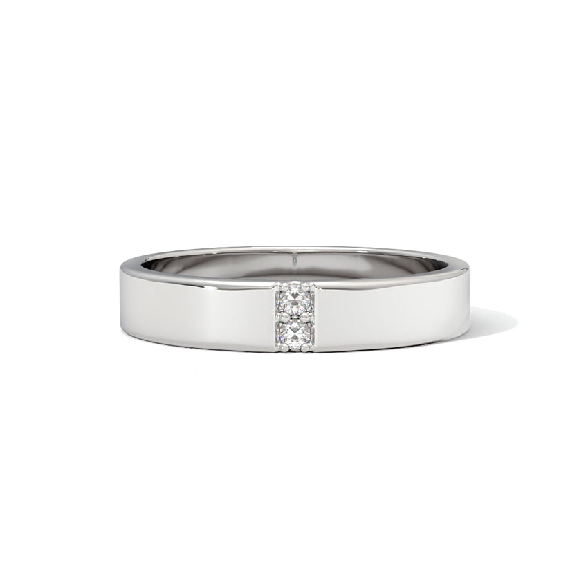 The Twin Sparkle Men Diamond Ring