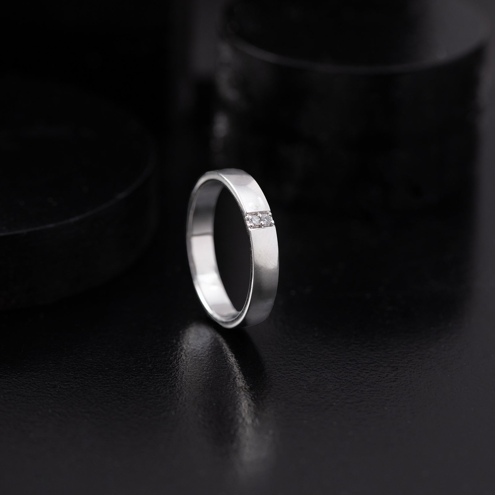 The Twin Sparkle Men Diamond Ring