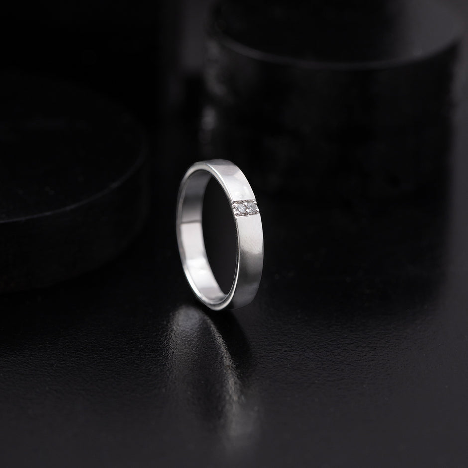 The Twin Sparkle Men Diamond Ring