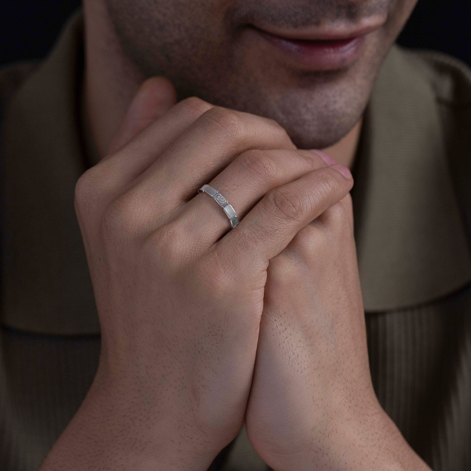 The Hexa-Link Men Diamond Ring