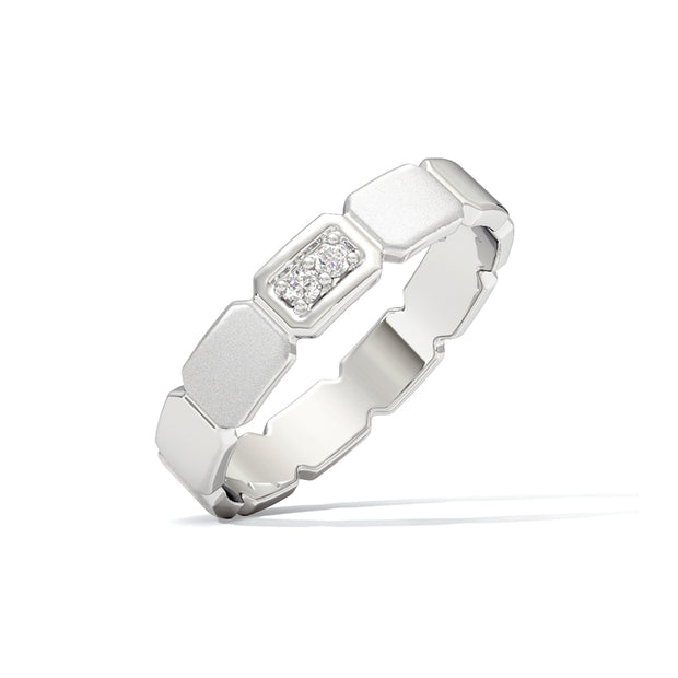 The Hexa-Link Men Diamond Ring