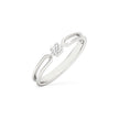 The Twin Loop Gold Diamond Ring