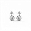 Star Cluster Gold Diamond Earrings