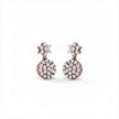 Star Cluster Gold Diamond Earrings
