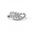 Gold Leaf Diamond Ring
