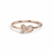 Infinity Twist Diamond Band