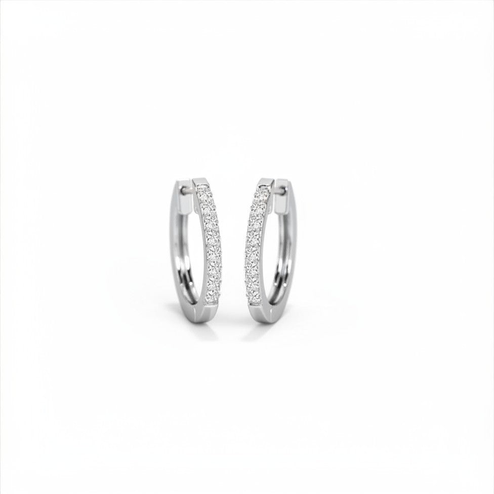 Holo Gold Diamond Earrings