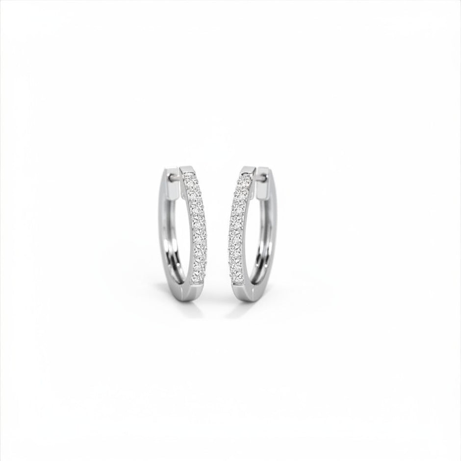 Holo Gold Diamond Earrings
