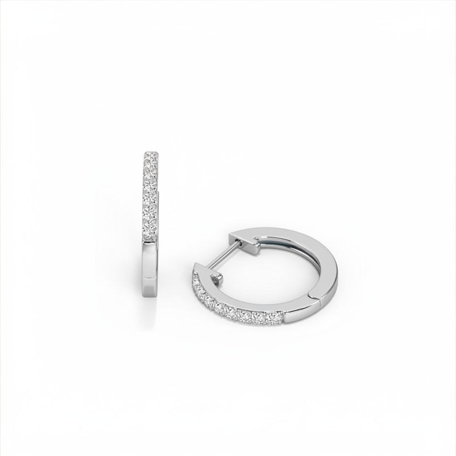 Holo Gold Diamond Earrings