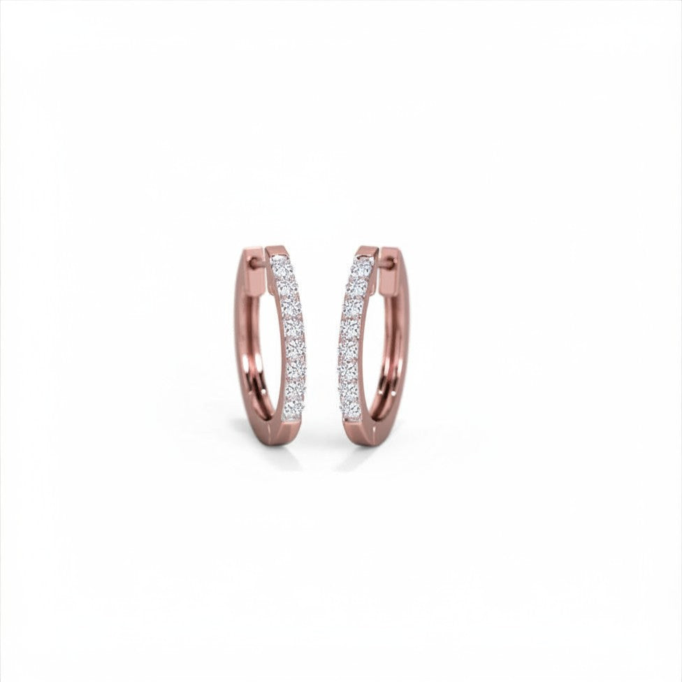 Holo Gold Diamond Earrings