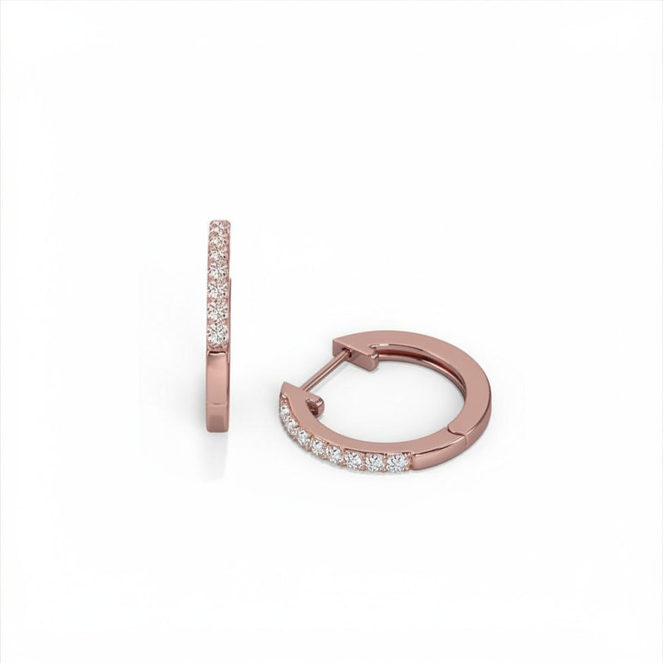 Holo Gold Diamond Earrings