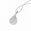 Teardrop Gold Diamond Pendant