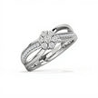 Blossom Flower Gold Diamond Ring
