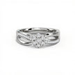 Blossom Flower Gold Diamond Ring