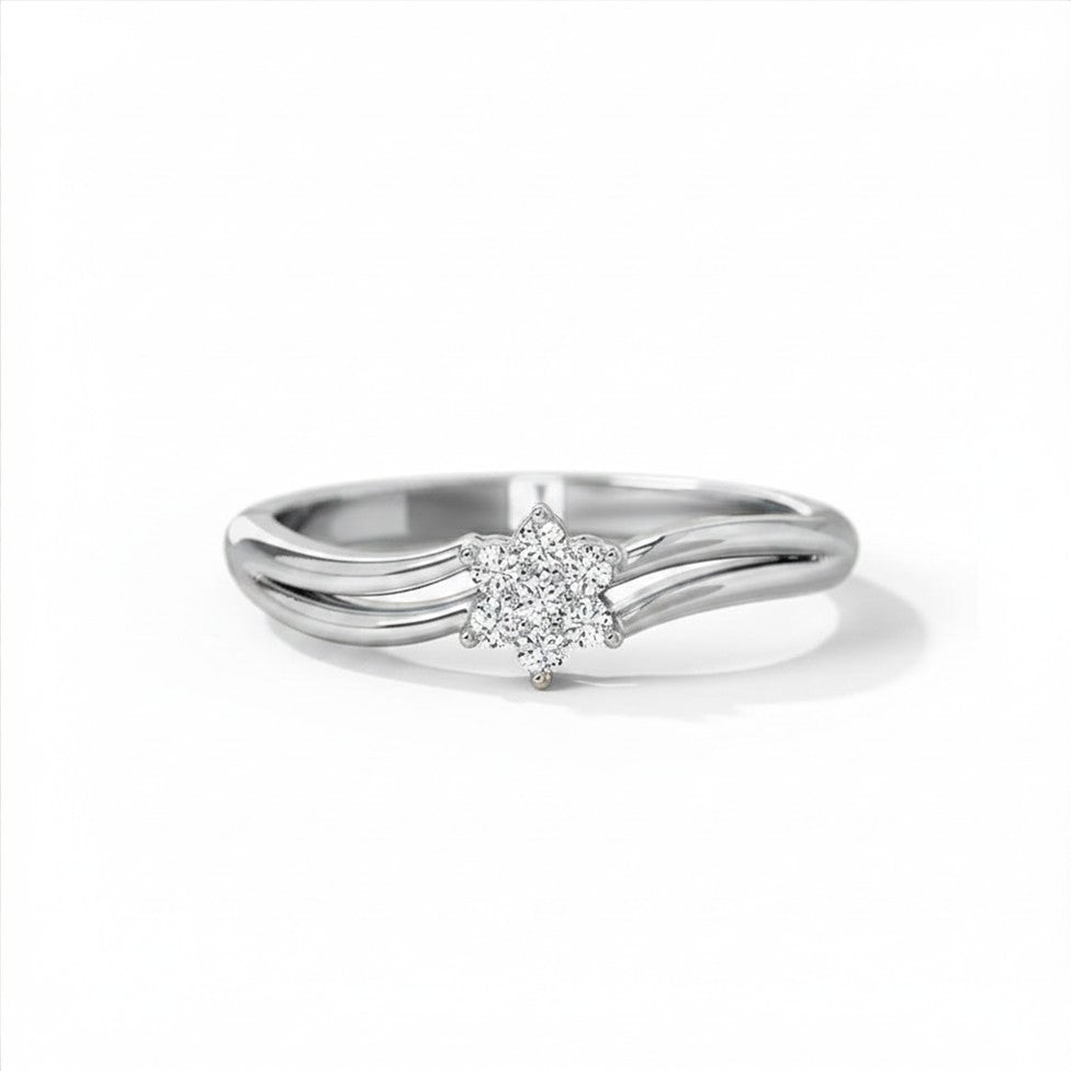 Star Gold Diamond Ring