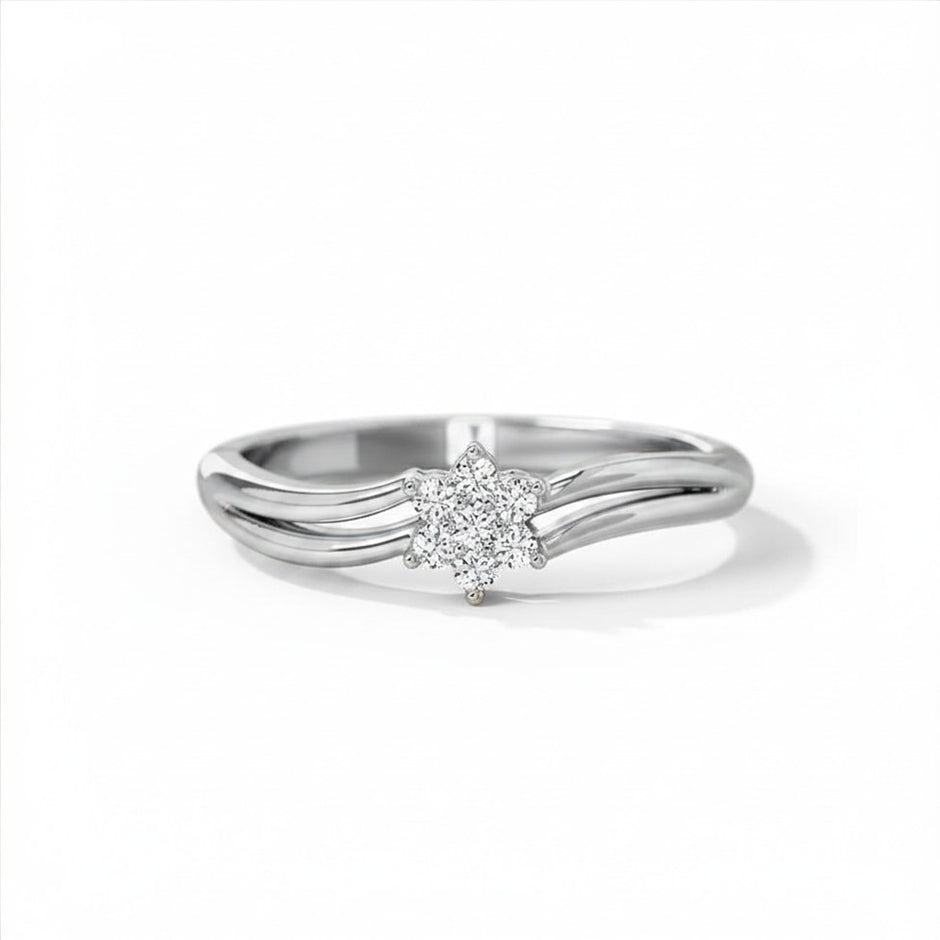 Star Gold Diamond Ring