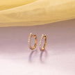 Holo Gold Diamond Earrings