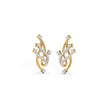Celestial Lattice Gold Diamond Earrings