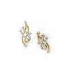 Celestial Lattice Gold Diamond Earrings