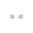 Solitaire Gold Diamond Earrings