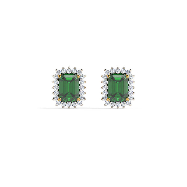 Emerald Gold Diamond Ring