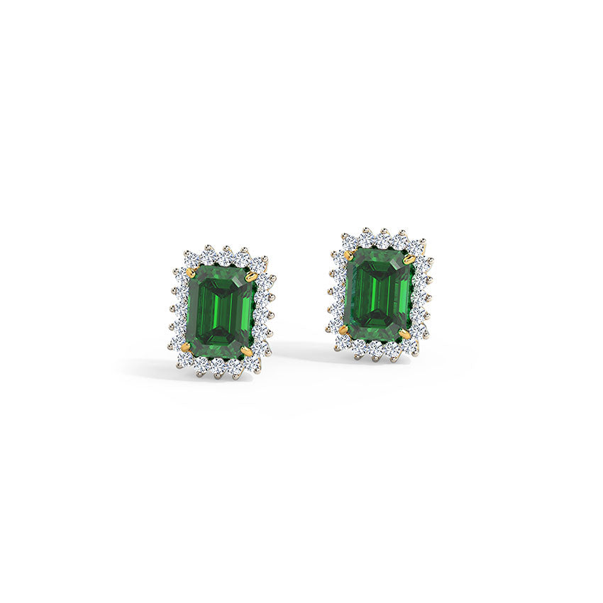 Emerald Gold Diamond Ring