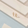 Twilight Tumble Gold Diamond Earrings