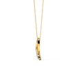 Ribbon Gold Diamond Pendant