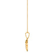 Leaf Gold Diamond Pendant