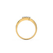 Infinity Ripple Gold Diamond Ring