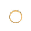Wave Gold Diamond Ring