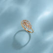 Gold Leaf Diamond Ring