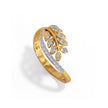 Gold Leaf Diamond Ring