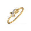 Infinity Twist Diamond Band