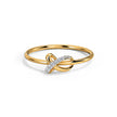 Infinity Twist Diamond Band