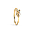 Infinity Twist Diamond Band