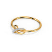 Infinity Twist Diamond Band