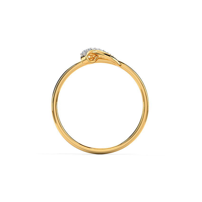 Infinity Twist Diamond Band