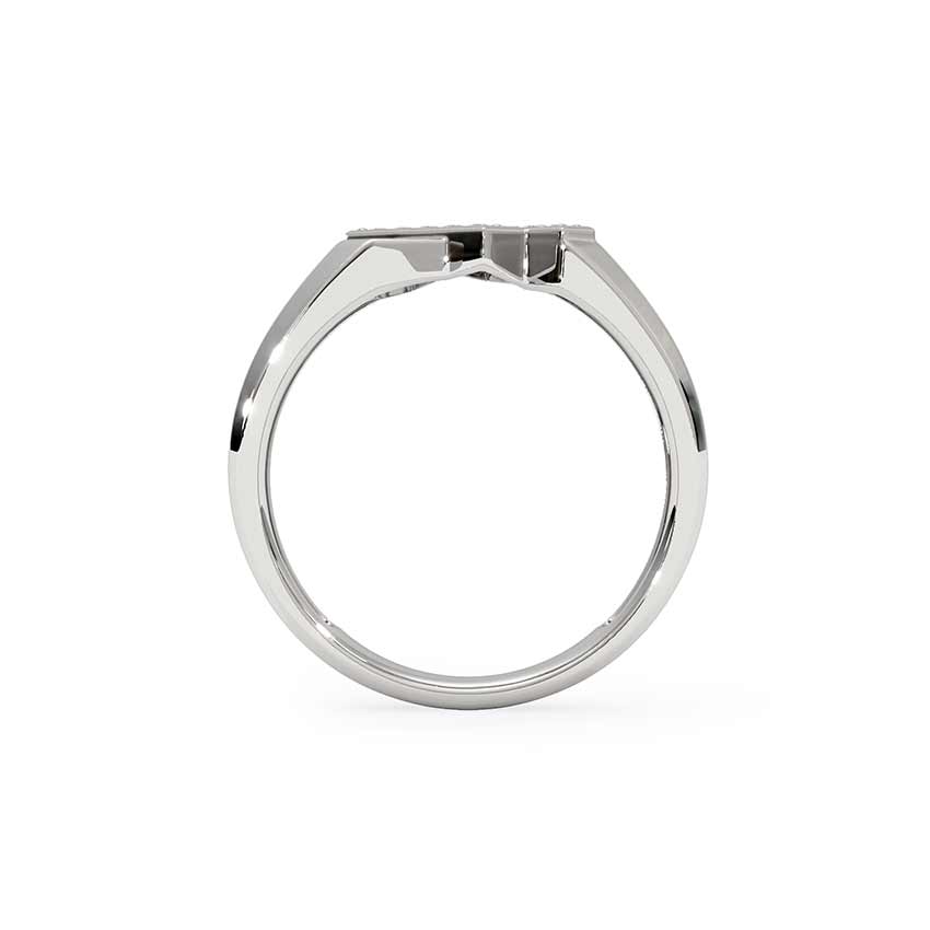Dual-Bar Men Diamond Ring