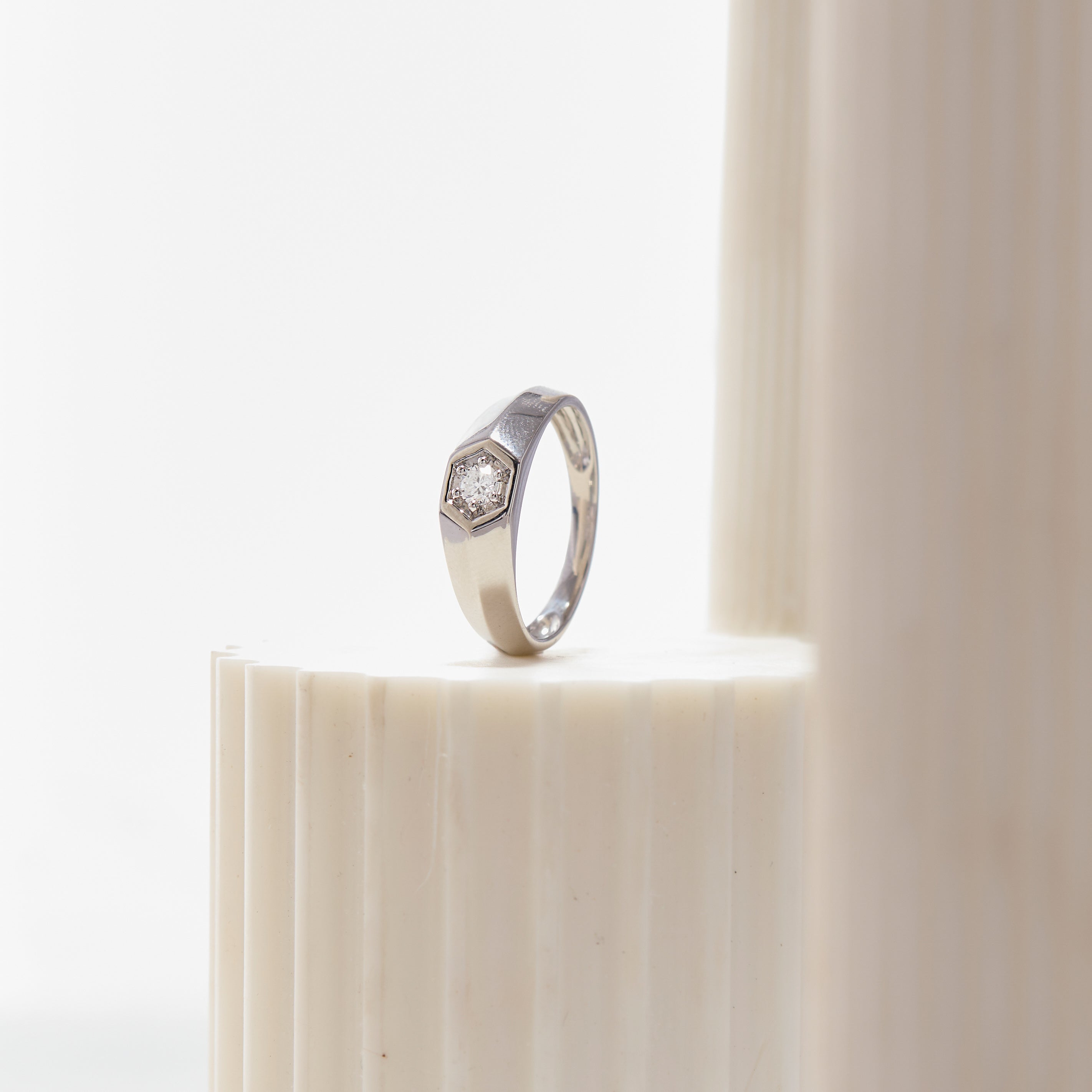 Solitaire Men Diamond Ring