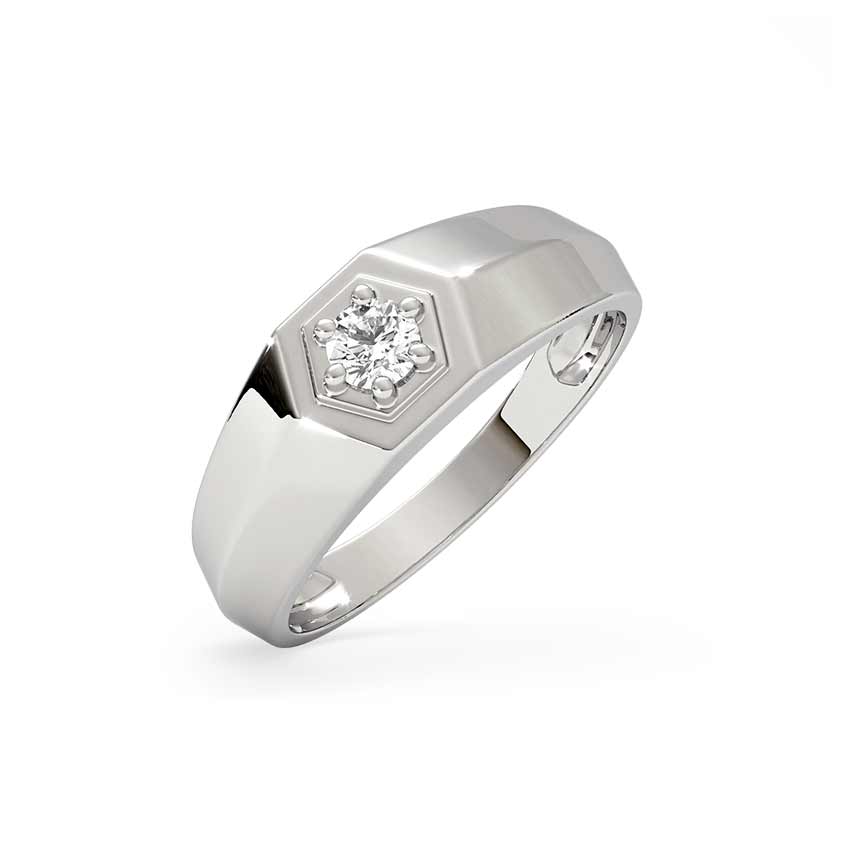 Solitaire Men Diamond Ring