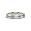 Matt Line Diamond Ring