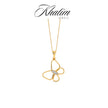 Butterfly Gold Diamond Pendant
