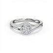 Cluster Gold Diamond Ring