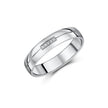 Minimalist Central Row Men Diamond Ring