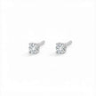 Solitaire Gold Diamond Earrings
