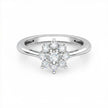 Flower Gold Diamond Ring